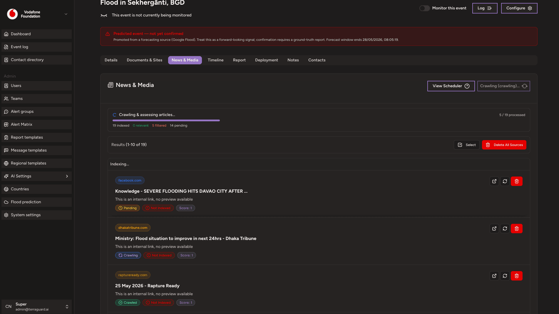 News & Media Tab