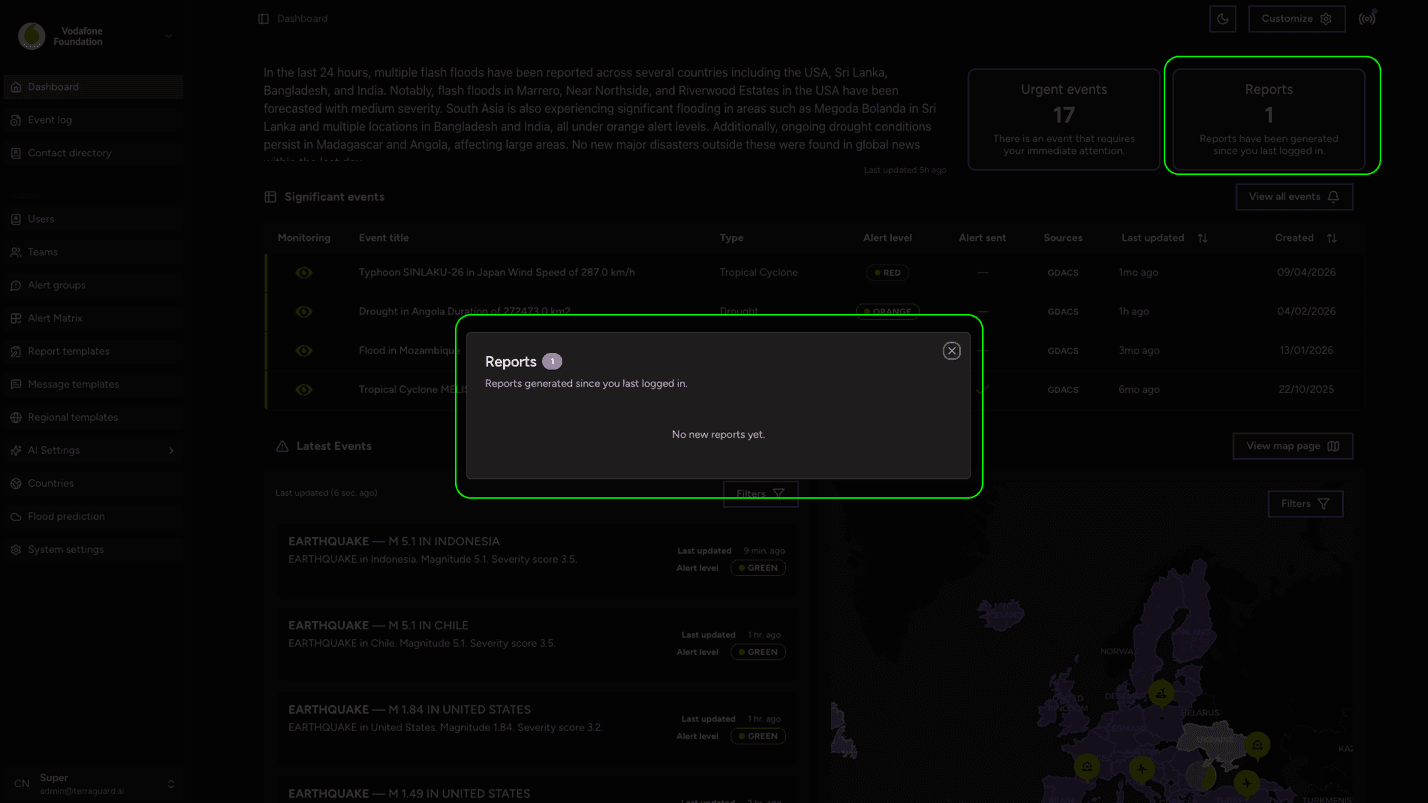 Reports Counter